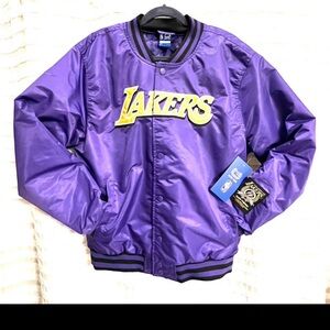 NBA Purple and Yellow Bomber Jacket